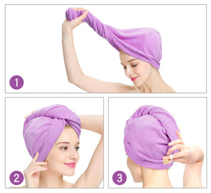 Toalla secado rápido para el cabello