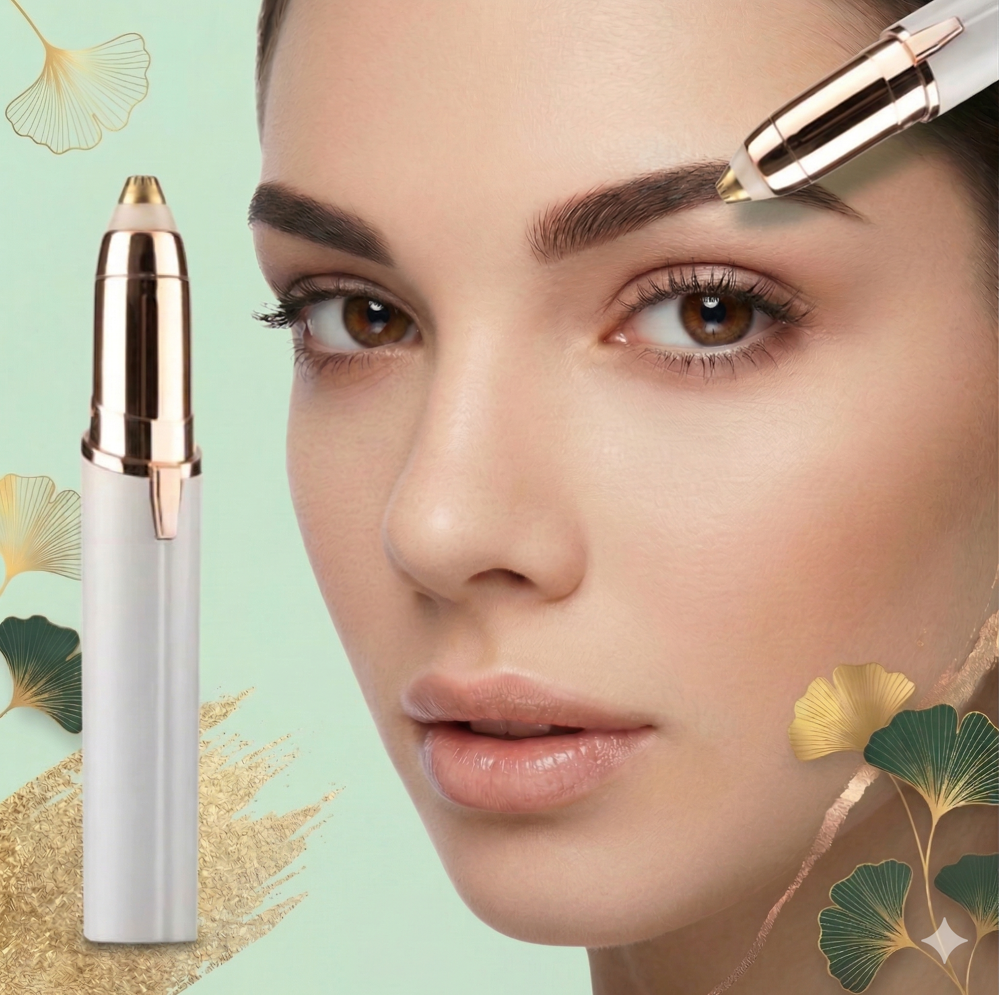 Depiladora facial de precisión indolora